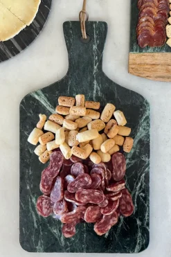 Tabla De Mármol Verde Con Mango
