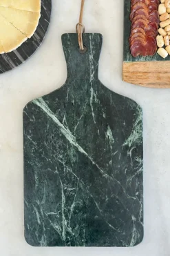 Tabla De Mármol Verde Con Mango