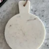 Tabla Redonda De Mármol Blanca