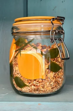 Tarro De Cristal Con Tapa Diseño Limones
