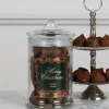 Tarro De Trufas De Chocolate Especial Navidad