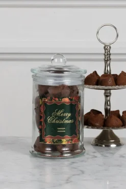 Tarro De Trufas De Chocolate Especial Navidad