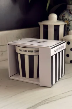 Taza Blanca Y Negra 