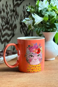 Taza Con Diseño De Gatos