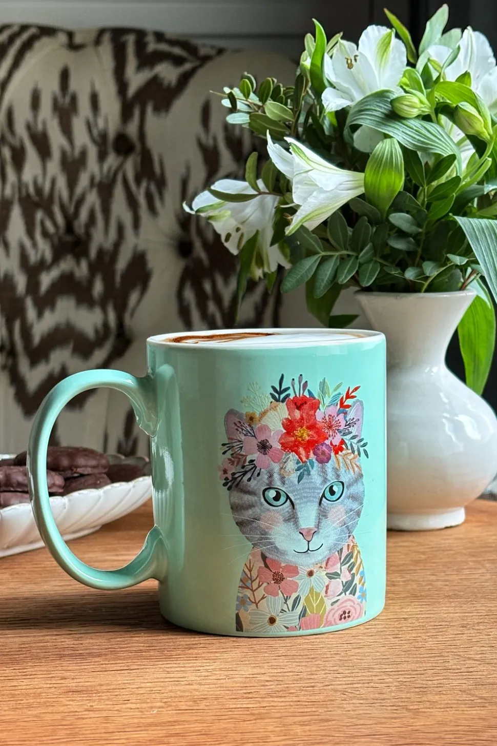 Taza Con Diseño De Gatos