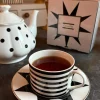Taza Y Plato Circus Blanca Y Negra Cristina Oria