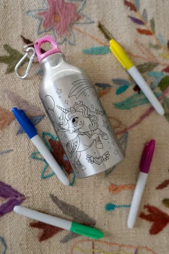 Termo/ Botella Para Colorear Unicornio