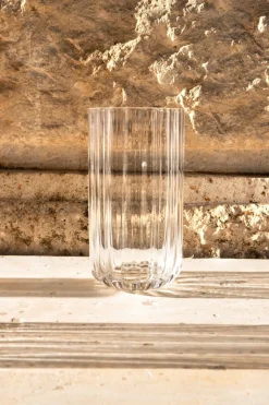 Vaso Cristal Ondas Grande