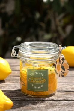Vela Con Tapa Y Aroma A Citronela