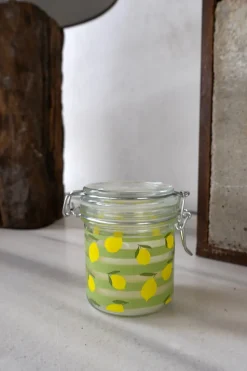 Vela Con Tapa Y Aroma Limones