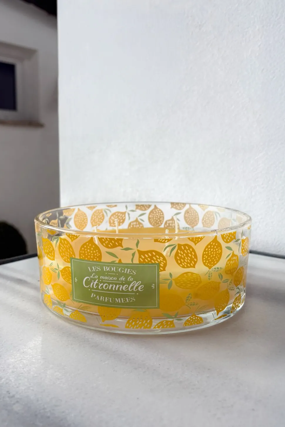 Vela De Cuatro Mechas Con Aroma A Citronela