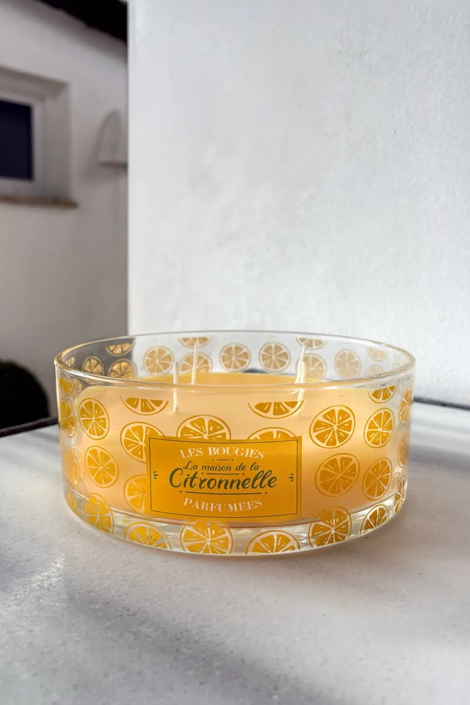 Vela De Cuatro Mechas Con Aroma A Citronela