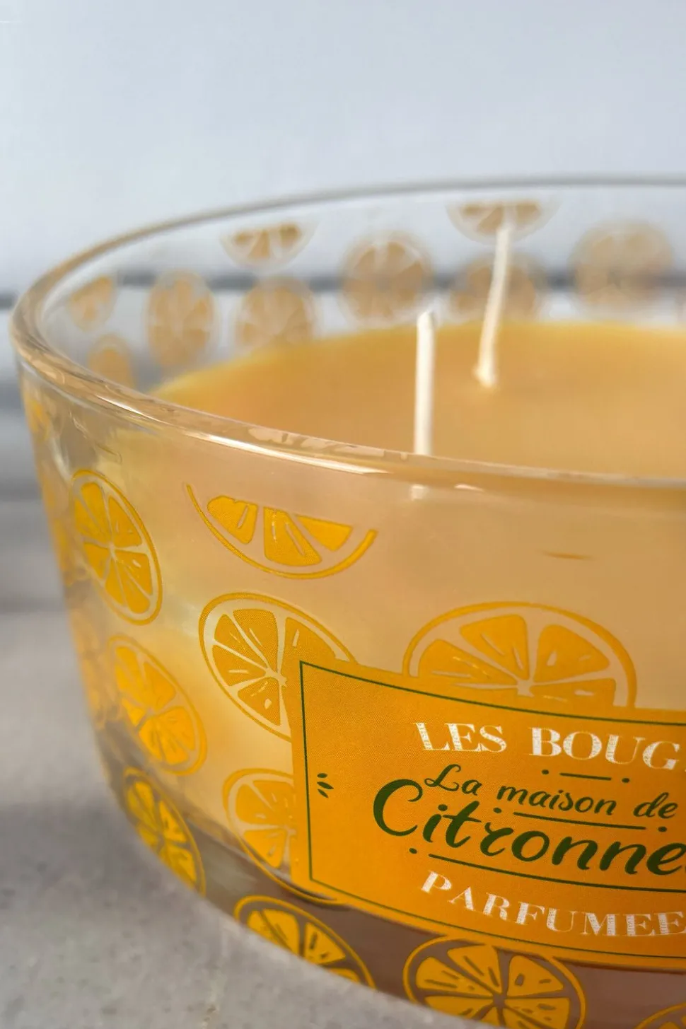 Vela De Cuatro Mechas Con Aroma A Citronela