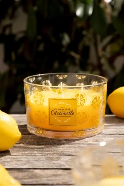 Vela De Tres Mechas Con Aroma A Citronela