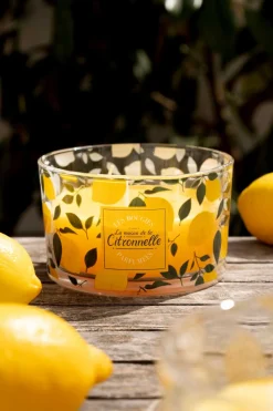 Vela De Tres Mechas Con Aroma A Citronela
