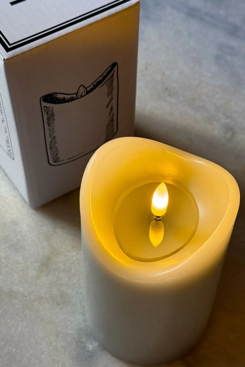 Vela Gris LED CO