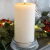Vela LED Color Crema Grande