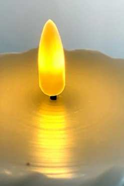 Vela LED Diseño Espiral Grande