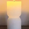 Vela LED Diseño Ondas Blanca