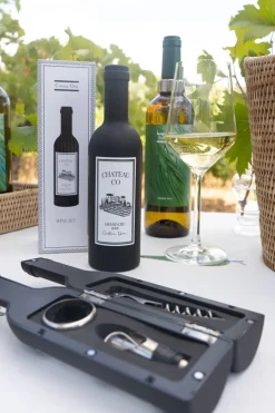 Wine Set: Botella con Accesorios para el Vino CO
